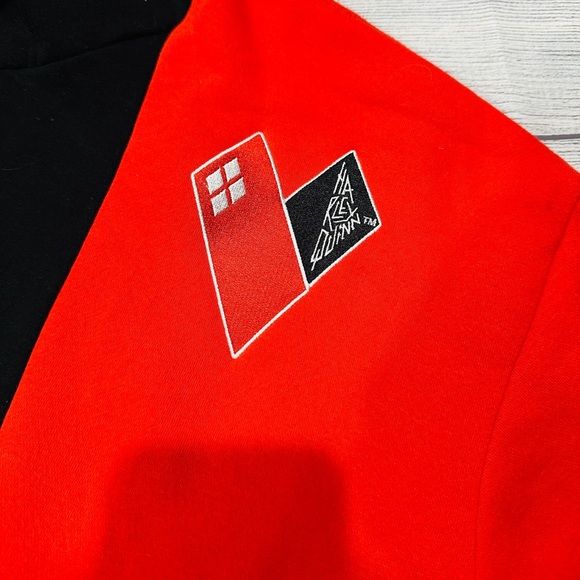 The Suicide Squad Harley Quinn Checkered Hoodie - Picture 2 of 4